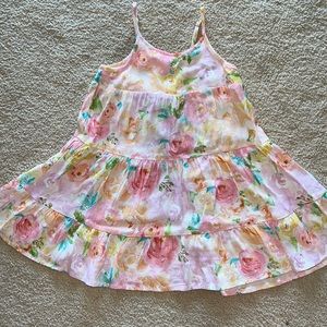 Cinnamon Girl floral dress for toddler girl 1-2 years NWT